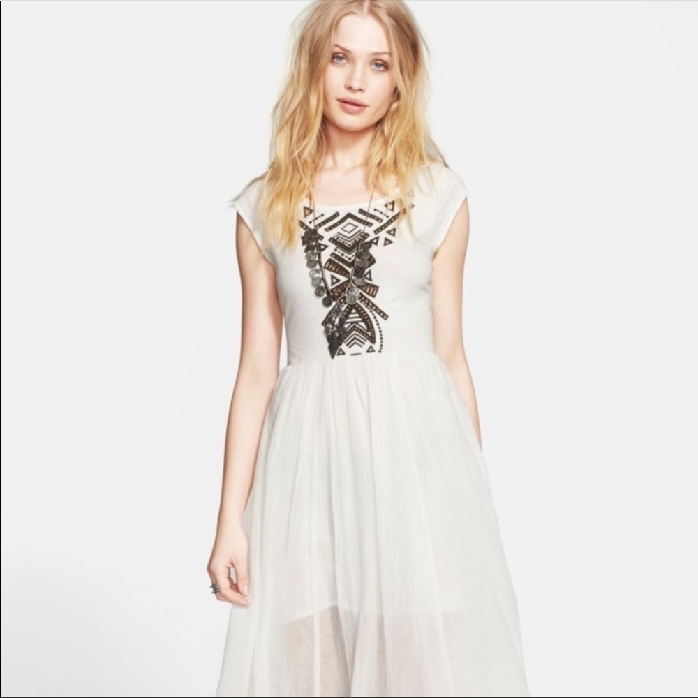 Free People ToosaLoosa Slub Meadows Dress